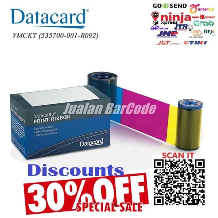RIBBON WARNA COLOR DATACARD CD168 - CD 168 - YMCKT 535700-001-R092