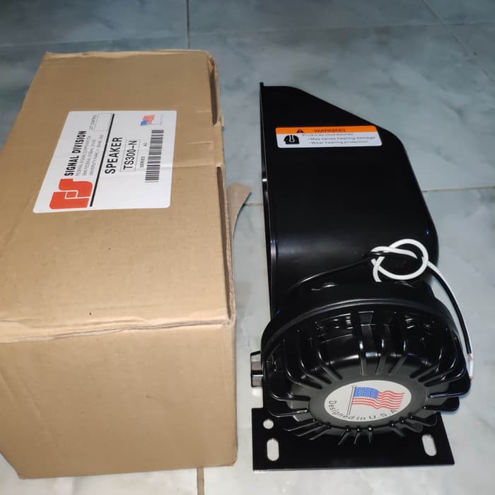 speaker sirine suara ambulance TOA Sirene patwal TS300 N heat sink model samping klakson suara by US