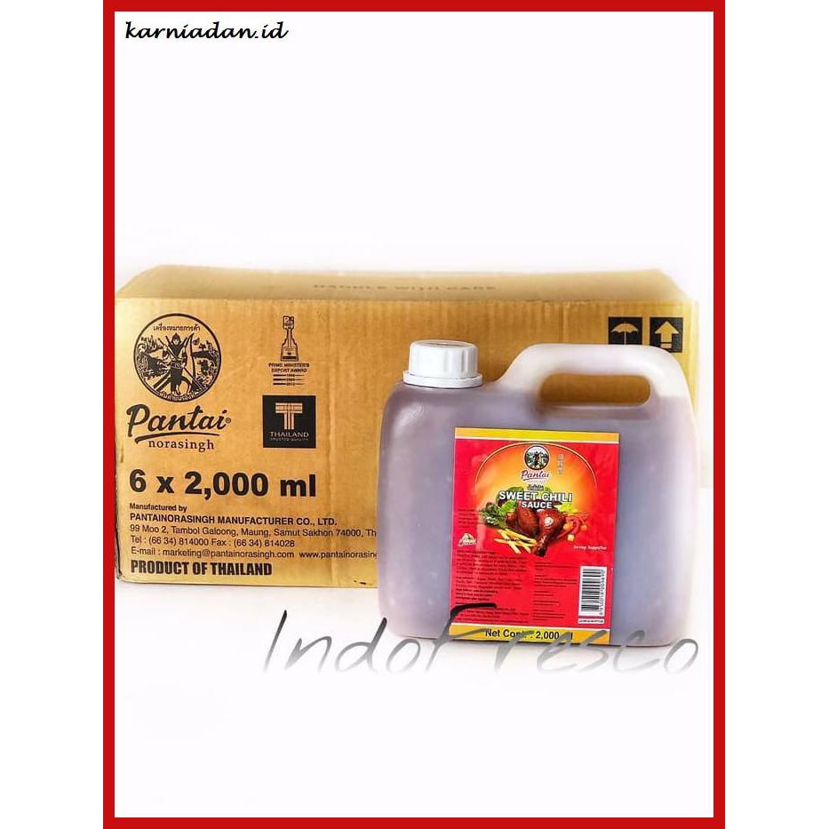 

Aneka-Sambal- Pantai Norasingh Sweet Chilli Sauce- Saus Sambal Manis Thai Jerigen 2L