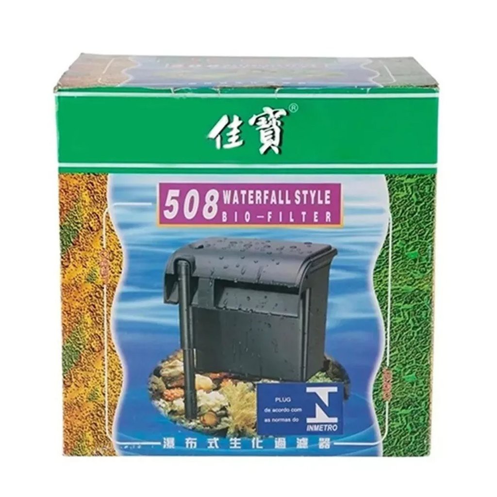 JEBO 508 10 W Besar Filter Gantung Hang On Aquarium Akuarium