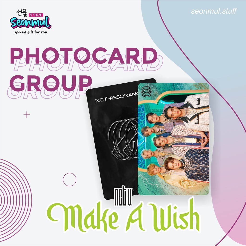 PHOTOCARD PC NCT U MAKE A WISH SILVER GLITTER [unofficial]