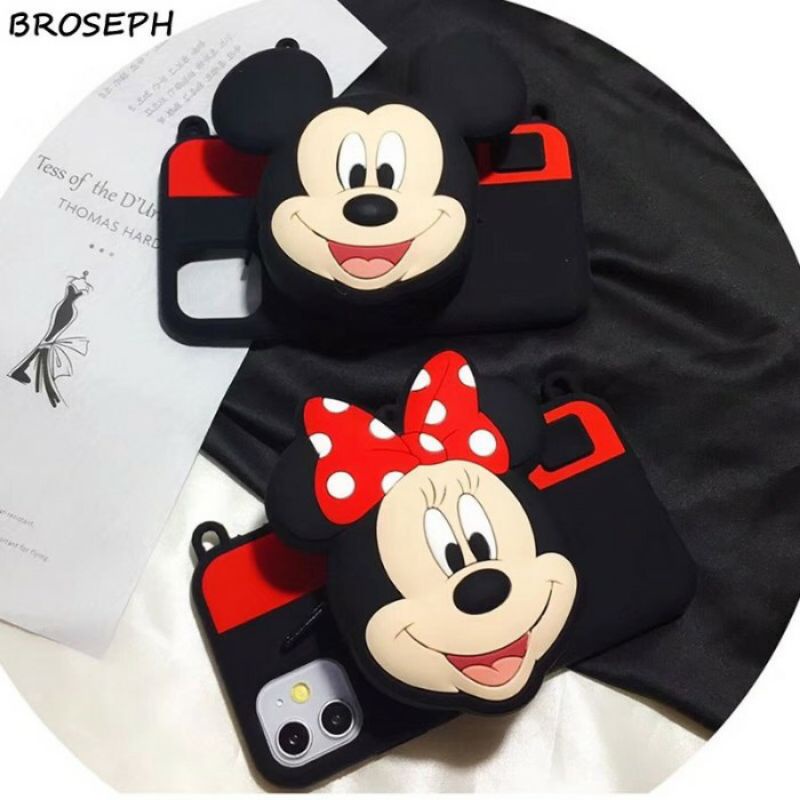 [READY STOCK] Case IPHONE 6 6S 7 8 Plus 11 Pro Max 11 Casing+Tali Dompet Cantik Cute Unik Lucu