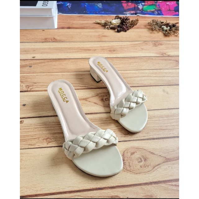 ABBUSHOES RI 01 hak tahu kepang wanita 3cm