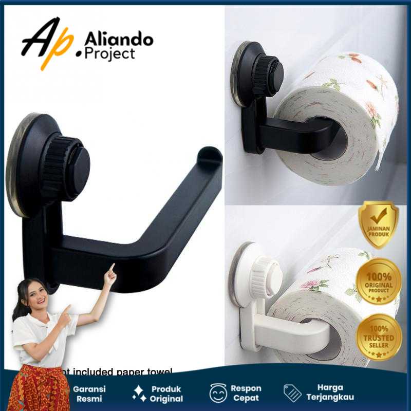 Gantungan Tempat Tisu Toilet Suction Cup Modern Original Unik Murah Terjangkau Garansi