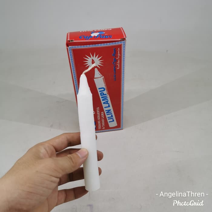 Lilin cap Paus - Lilin Putih - Lilin Lampu - lampu lilin