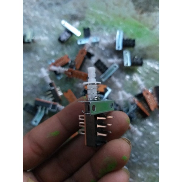 Saklar dpdt switch dpdt tombol dpdt 2x3 6pin