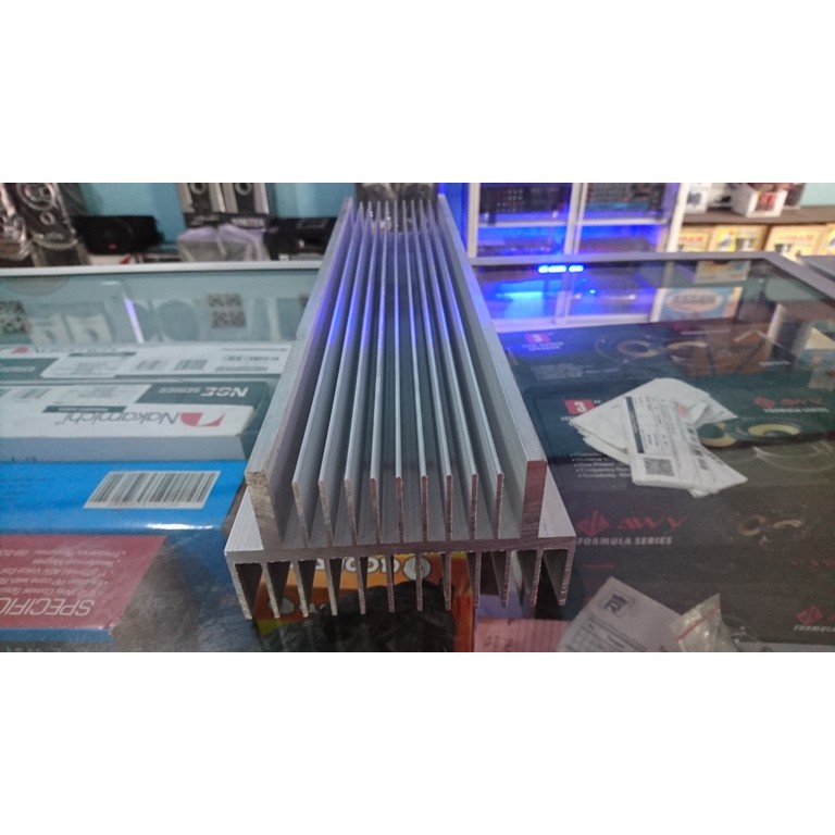 HEATSINK BALOK 40CM SUPER TEBAL 3U, DINGIN builup