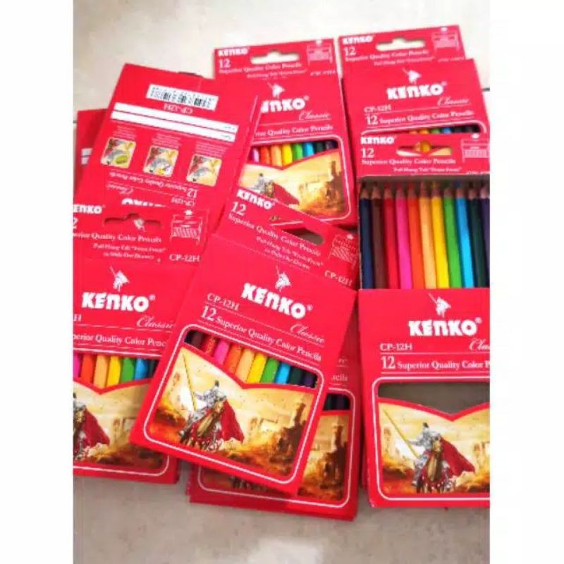

Pensil Warna Kenko 12 Warna Classic Pendek CP-12H