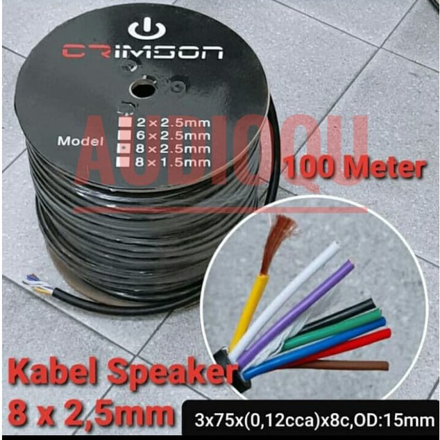 Kabel Speaker Crimson 8 x 2.5 mm 100 meter 8x2.5 mm