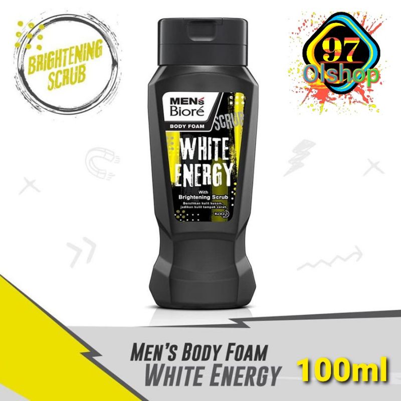MEN'S BIORE Body Foam White Energy 100ml