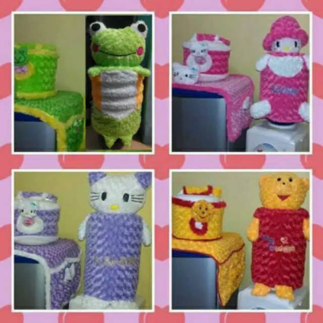 Paket homeset GKM karakter sarung (GALON + KULKAS + MEJIKOM)