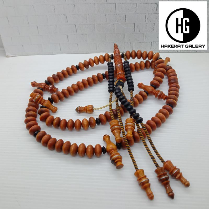 tasbih tijani kayu raja merah aghatis E249