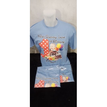 Kaos couple Ultah Anak