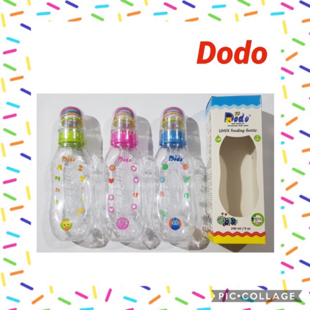 DODO BOTTLE UMIX 9 OZ 240 ML / FEEDING BOTTLE / BOTOL DONAT BAYI