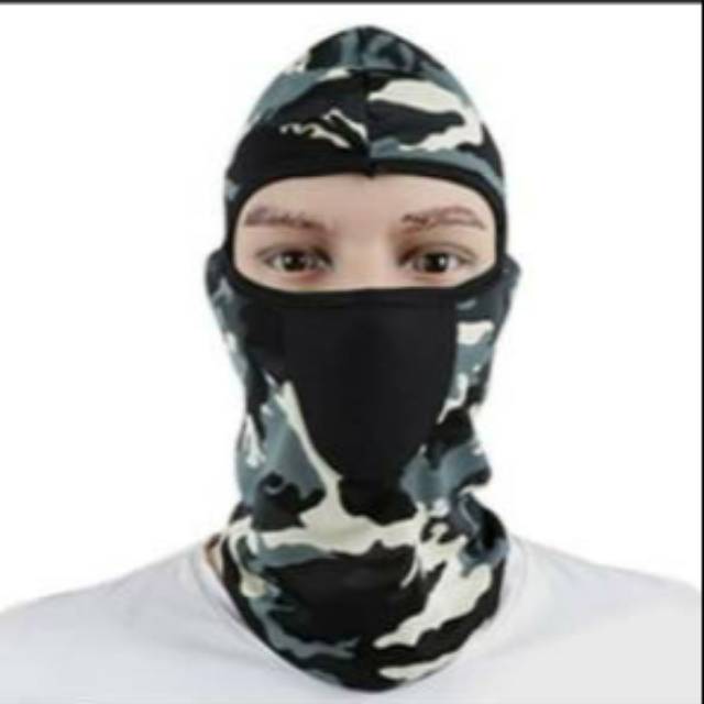 Masker ninja loreng/balaclava loreng/masker motor