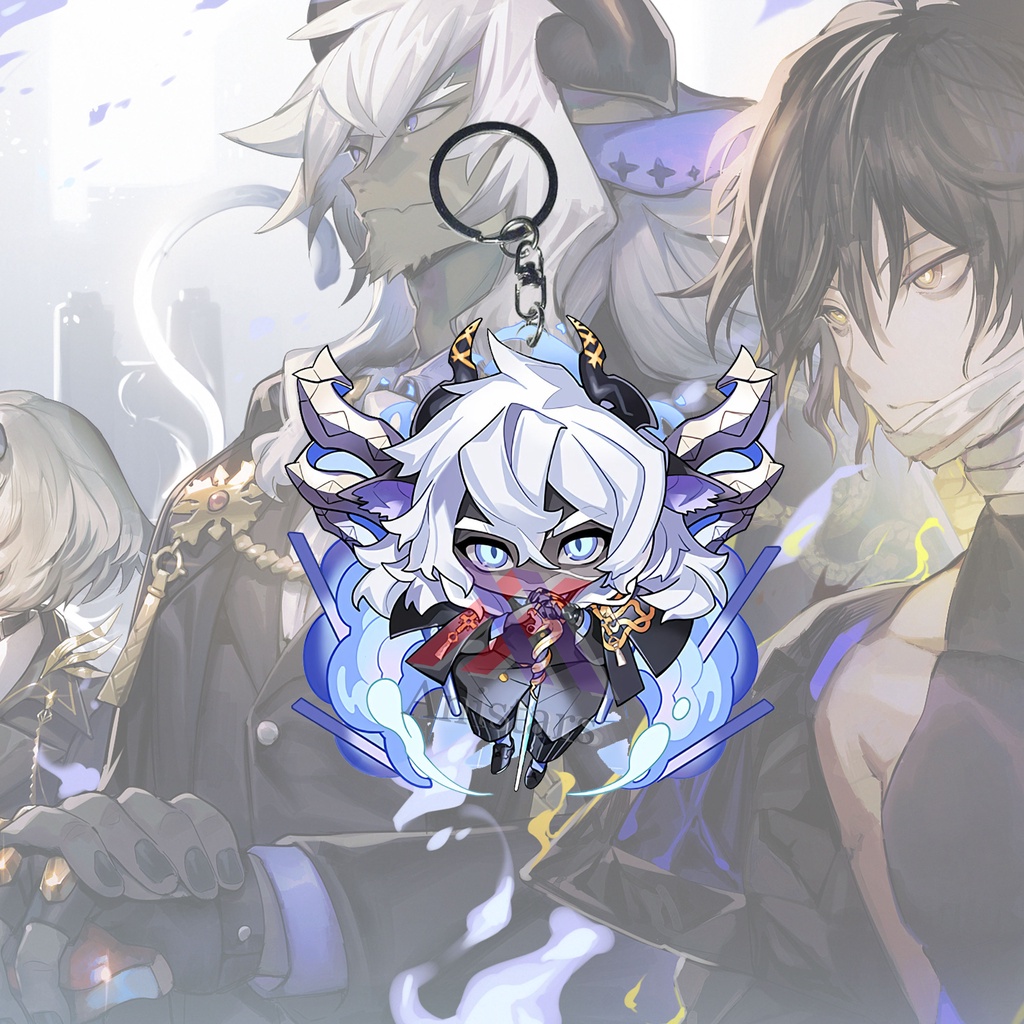 Gantungan Kunci Game Alchemy Stars Istvan - Key Chain - Souvenir - Anime - Ganci - Ganci Anime