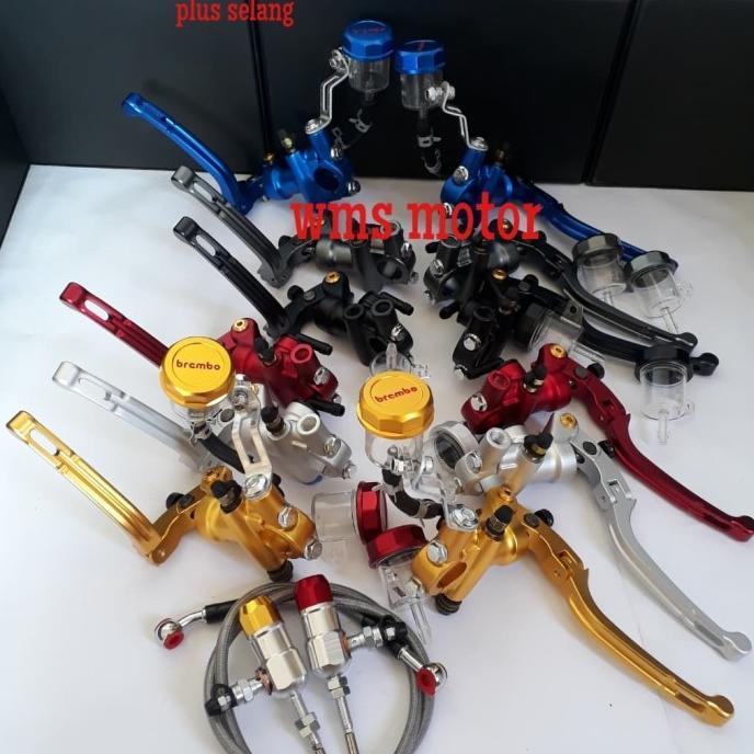 Master rem-kopling brembo plus hidrolik selang satria fu-ninja250 dll