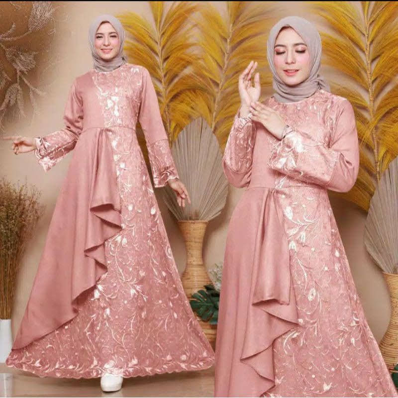 Gamis tile mutiara