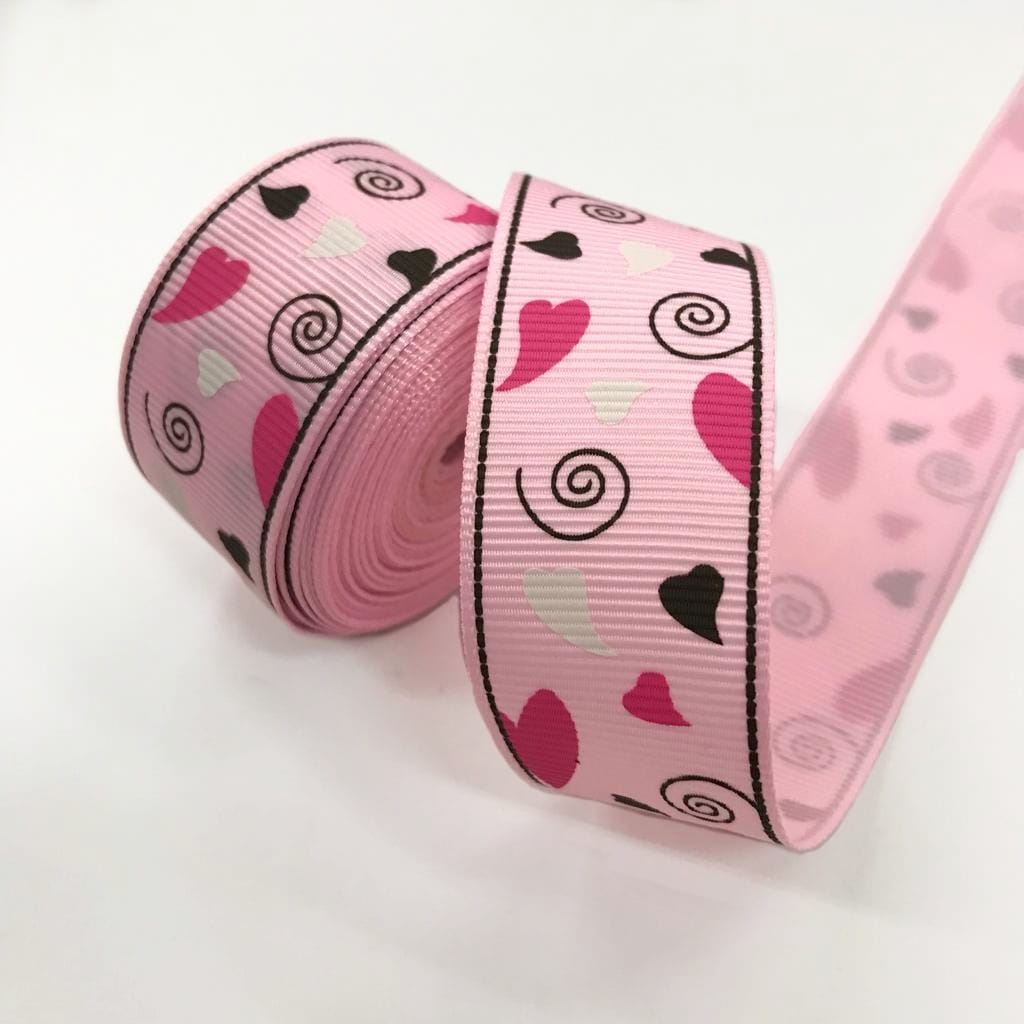 5 YARD - PITA GROSGRAIN MOTIF / PITA GROSGRAIN MOTIF LOVE / PITA VALENTINE / PITA KADO