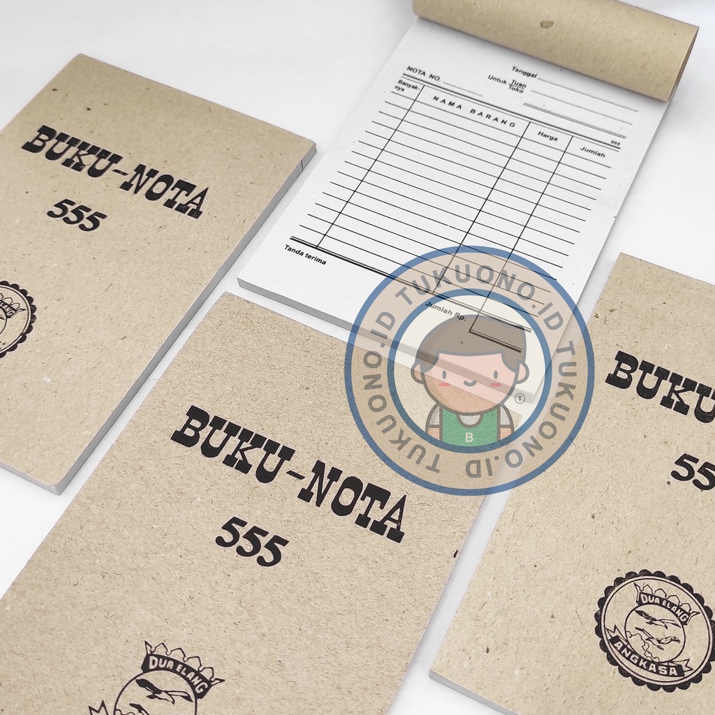 

555 Nota Kontan ENGKEL isi 80 Lembar | Ukuran 15x10cm