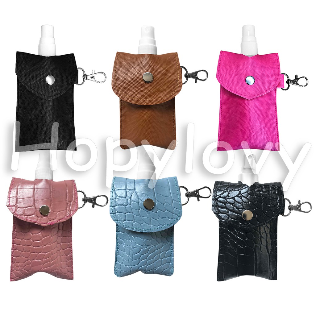 HOPYLOVY Pouch Hand Sanitizer Gantung Unik Polos (Botol Spray 60 ml)