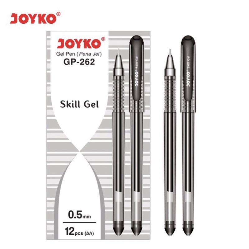 

BULPEN MEREK JOYKO SKILL GEL GP-262 HITAM ( Isi 12 biji )