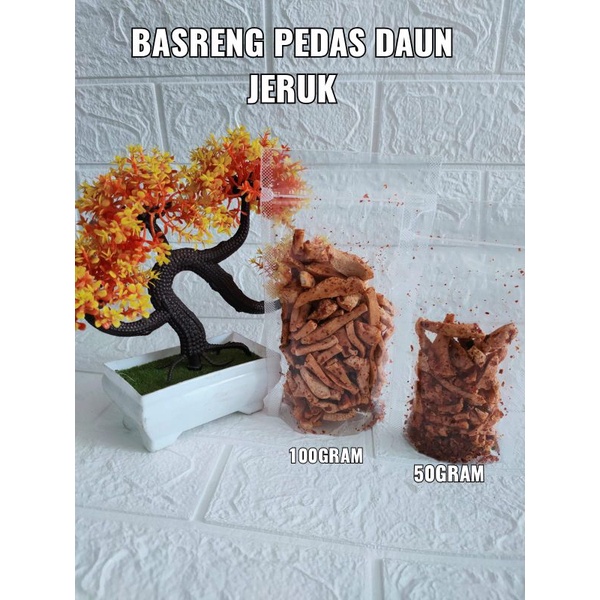 

aneka cemilan murah enak basreng / bakso goreng pedas daun jeruk / seblak instan pedas daun jeruk / cuanki instan boci instan