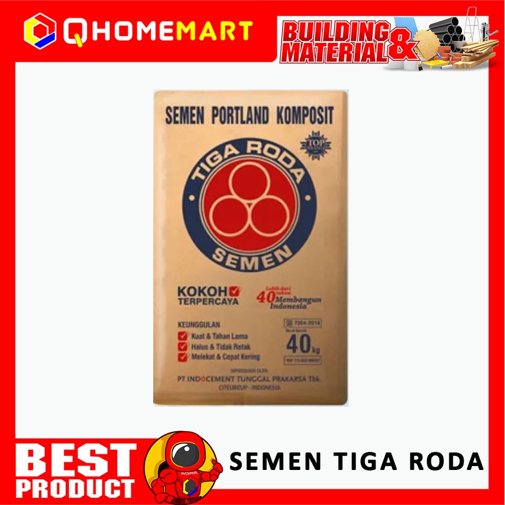 Semen Tiga Roda @ 40KG Portland Cement Semen Tigaroda 40 kg