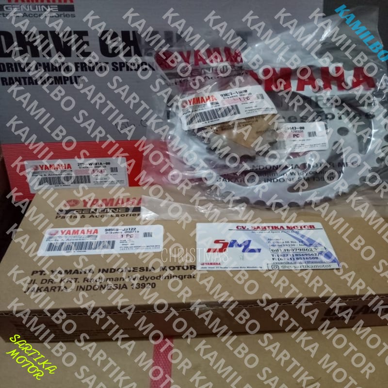 (100% ASLI ) Rantai Kit VIxion Advan New 2TP-W001A-00 Elegan