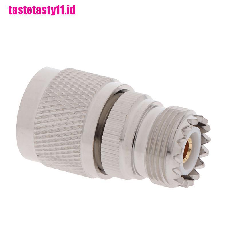 1 Pc Adapter Tipe N Male Ke UHF SO-239 Female Jack Straight RF Coax