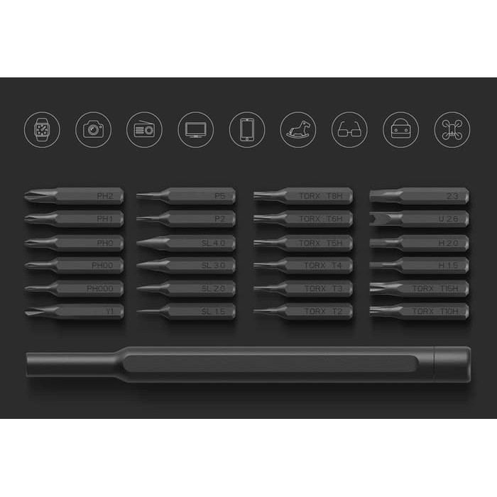 Xiaomi Mijia Wiha Obeng Screwdriver Set Premium 25 in 1