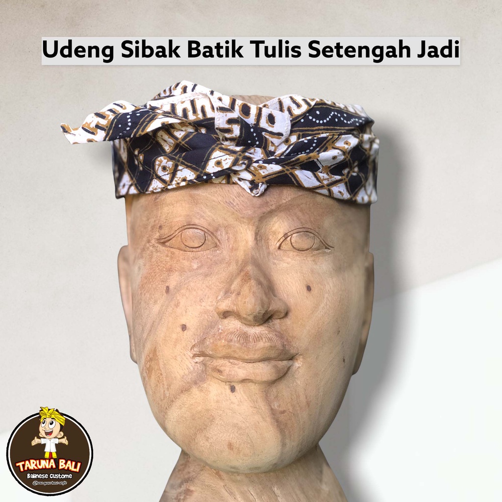 Udeng Semi Tulis Sibakan Setengah Jadi Motif 2