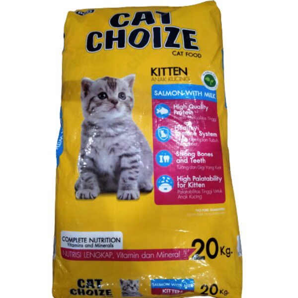 MAKANAN KUCING CAT CHOIZE ADULT &amp; KITTEN 20KG ALL VARIAN ( EKSPEDISI )