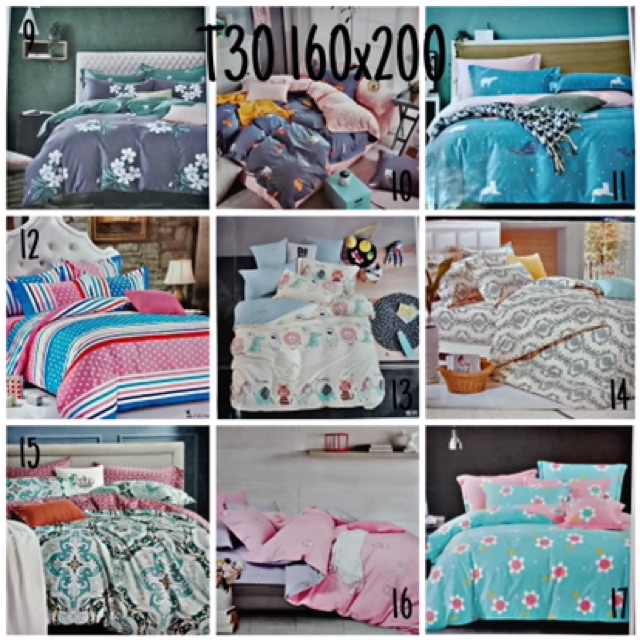 SPREI KATUN JEPANG PREMIUM MOTIF 100% UKURAN 180x200 / 160x200 / 120x200 TINGGI 30CM