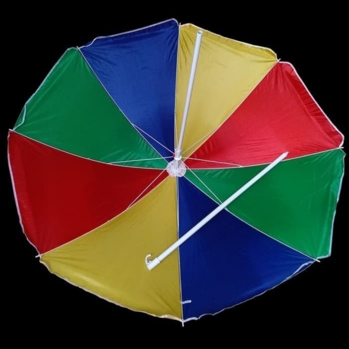 Payung Pantai Tenda PKL Taman 240cm Pelangi