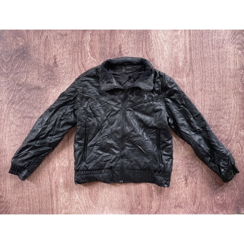 Jaket kulit leather pria IBS Bikers ukuran L second bekas original