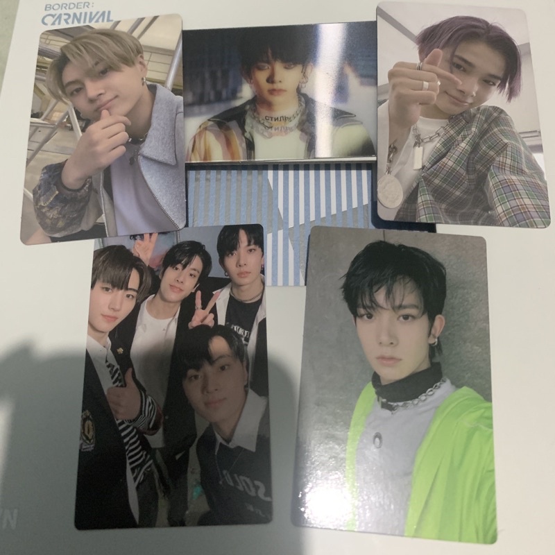 PHOTOCARD ENHYPEN FEVER DOWN BORDER TO CARNIVAL POB WEVERSE