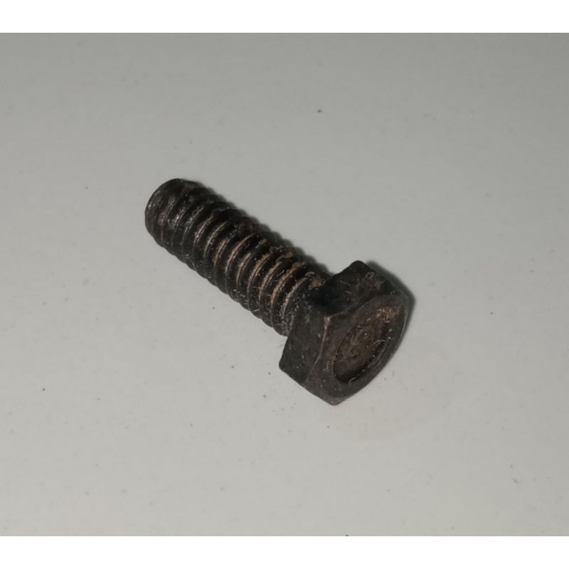 baut+mur 10 / 6x2cm drat kasar ( 1 biji)