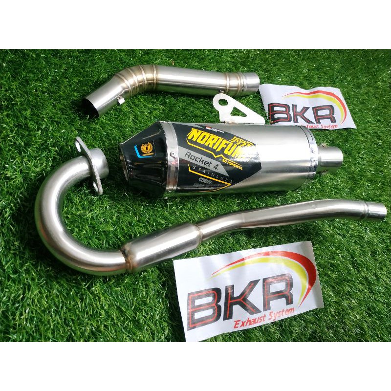 NEW PRODUCK KNALPOT ROCKET 4 KLX 150 BF CRF 150L WR 155 TERMURAH-5