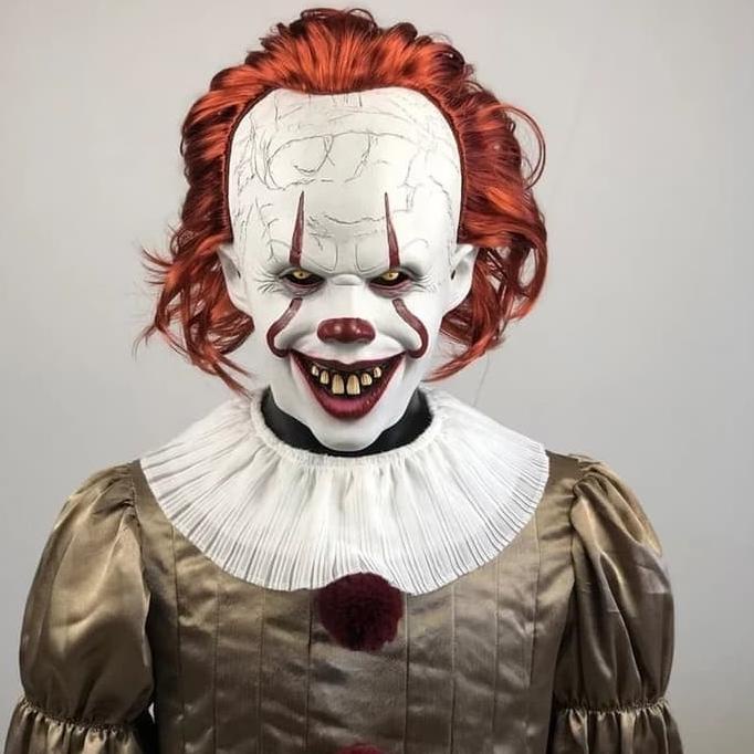 Topeng Badut Pennywise Joker IT Cosplay