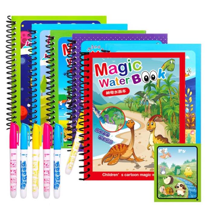 

Magic Water Book - Buku Gambar Anak - Mainan Mewarnai NEW COVER