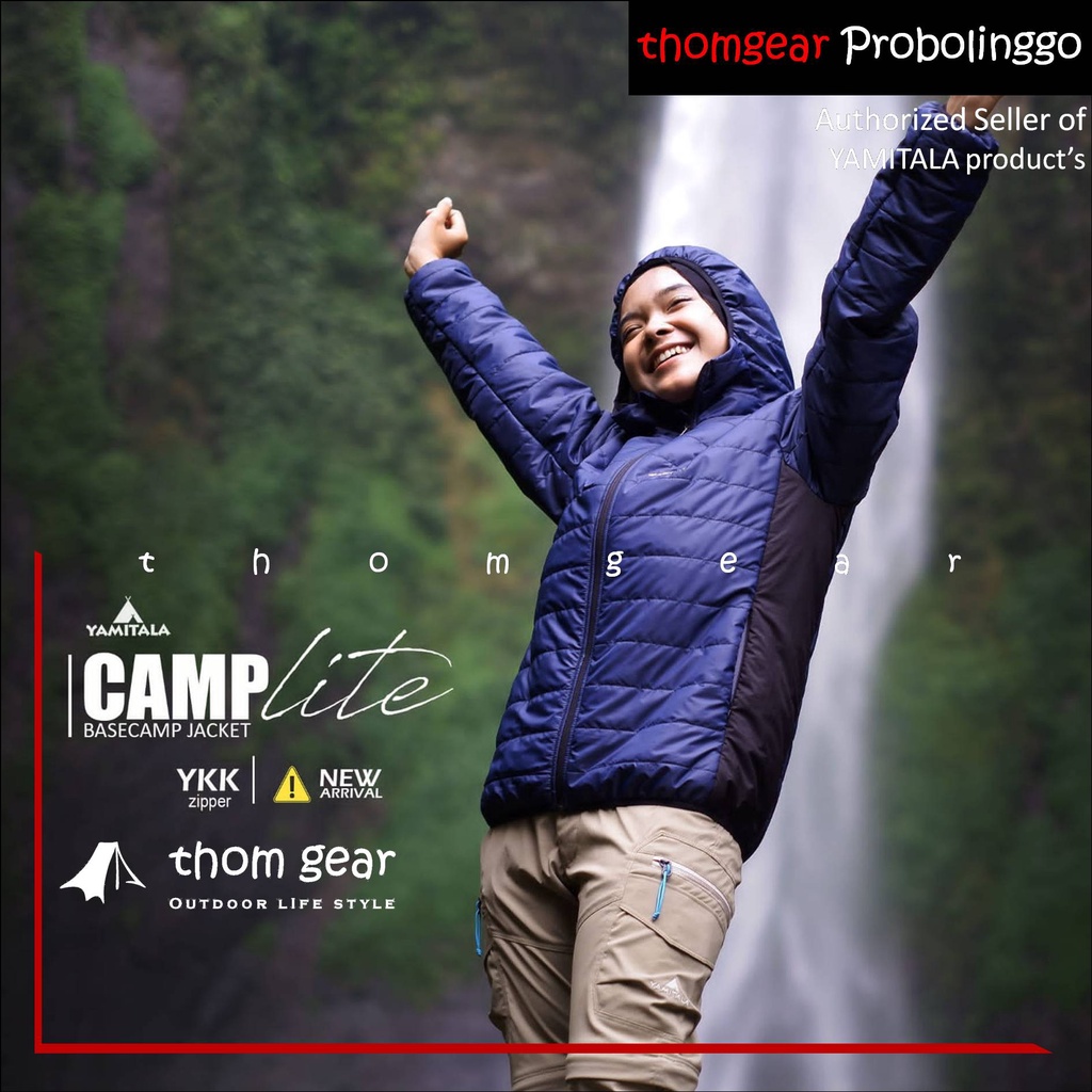 Jaket Gunung Yamitala Camp Lite Jaket Hangat Jaket Hiking Thomgear Probolinggo