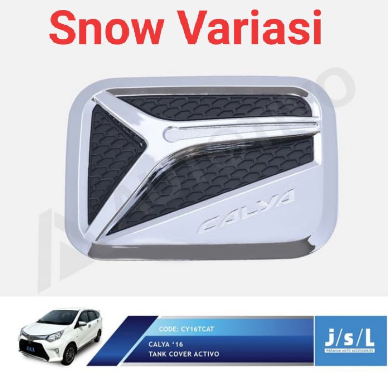Toyota Calya Tutup tangki mobil tank cover activo chrome JSL