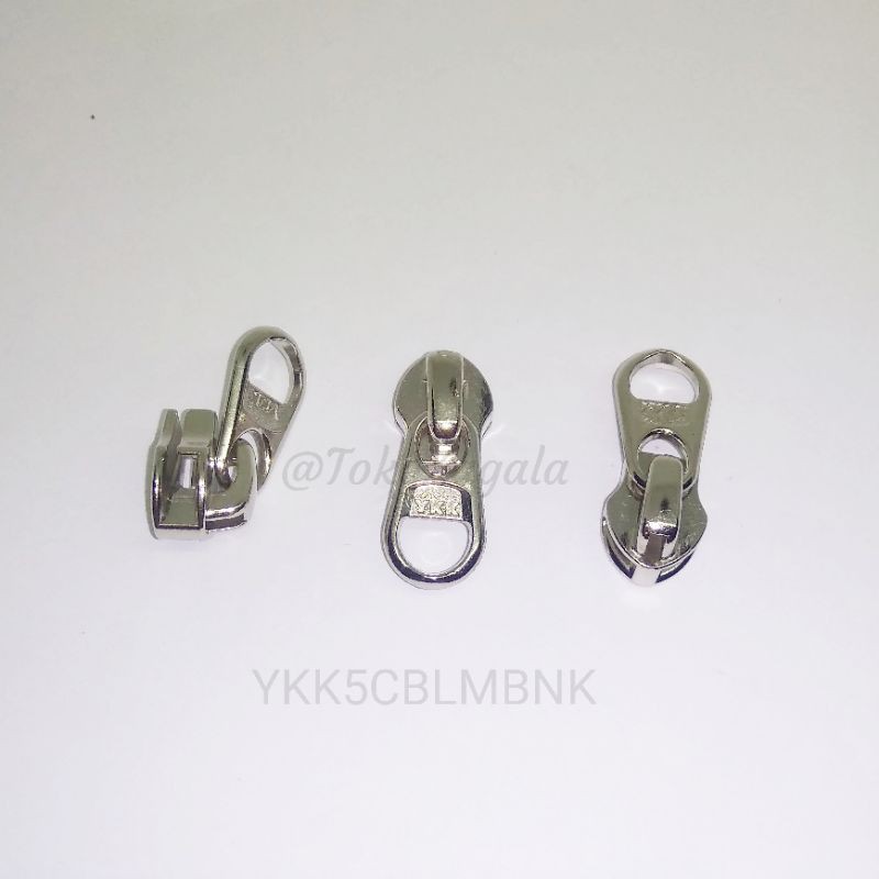 KEPALA RESLETING YKK NO 5 / KEPALA SLETING YKK CEBOL / KEPALA RITSLETING TAS 100 PCS