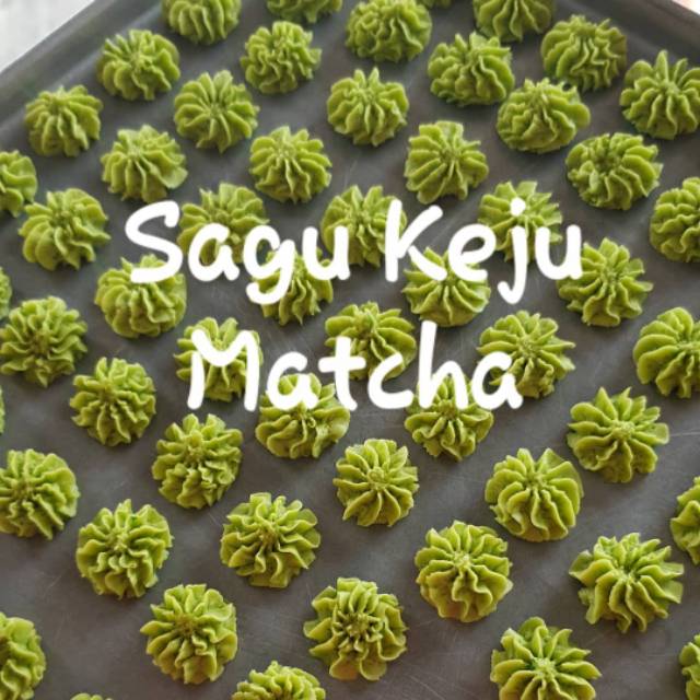 

Sagu Keju Matcha/Greentea | kue kering