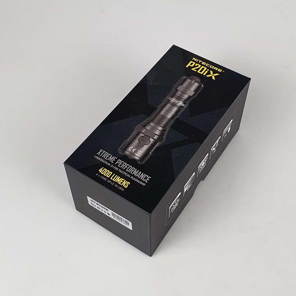 NITECORE Senter Taktikal LED 4000 Lumens - P20iX - Black