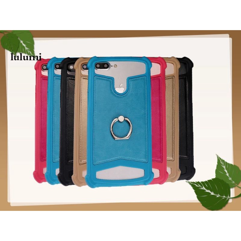 Soft case universal ada ring standnya 4.0in  4.5.in - 5.0in 5.5in tab 6/7/8/10 in