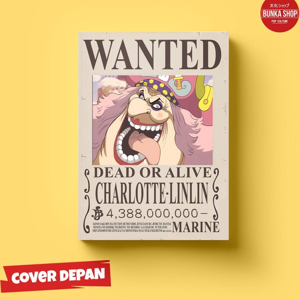 

(P4K2) ☆ Pocket Note Anime One Piece Character Bounty //Sudah@update