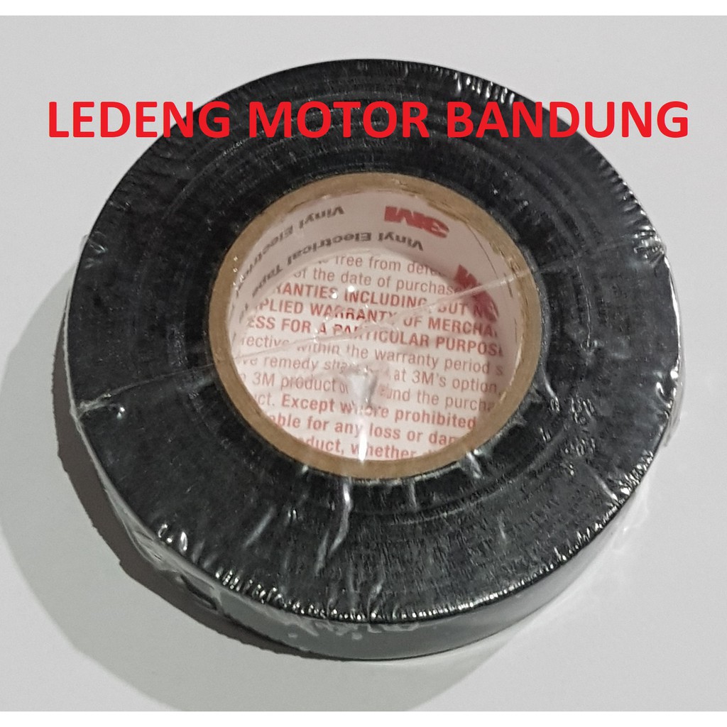 Solasi Hitam 3M Vinyl Electrical Tape Isolasi Listrik Tahan Panas