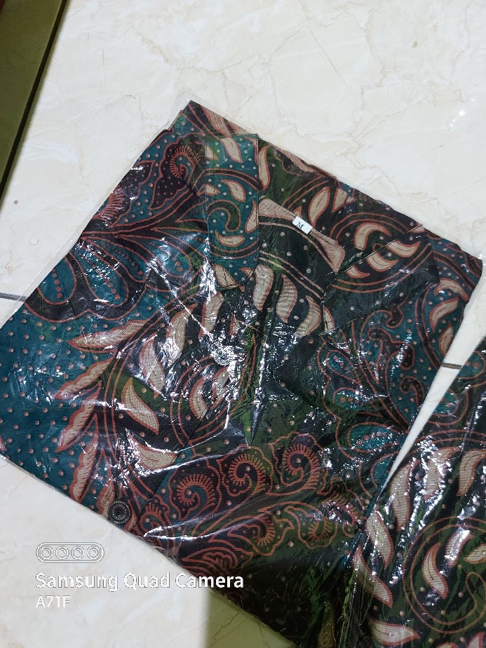 Rama Shinta Couple - Melani Set Couple Lilit Rovella Batik Couple Modern Batik Cople Seragam Kantor